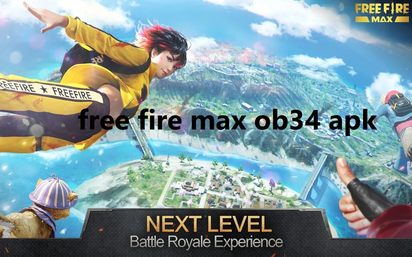 تحميل لعبة free fire max ob34 apk للاندرويد