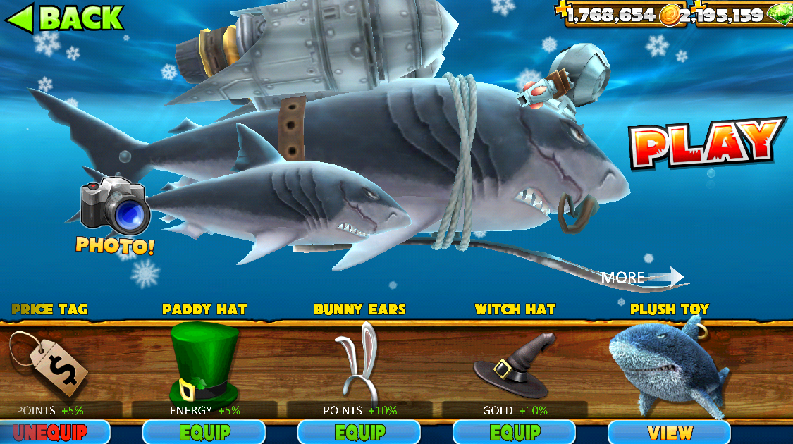 تحميل لعبة hungry shark لأجهزة الاندرويد والايفون 2022 اخر اصدار
