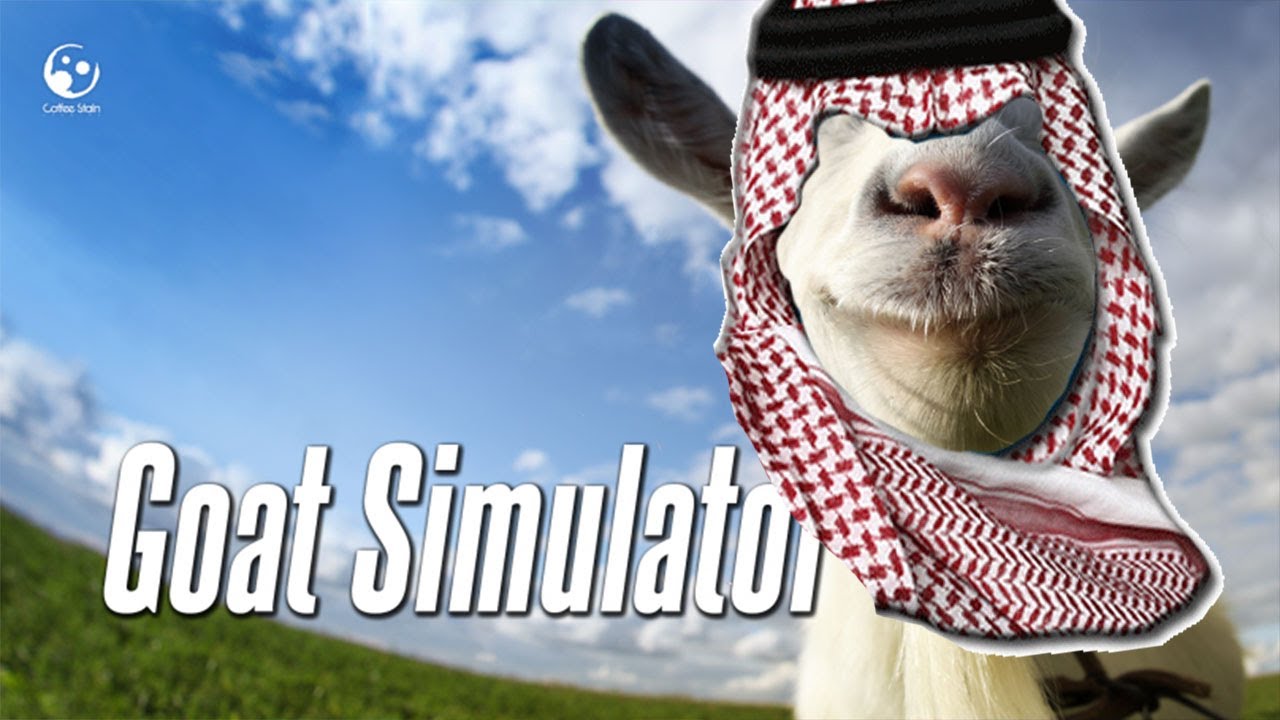 لعبة goat simulator 3 الغنمة المعزه المجنونه للاندرويد
