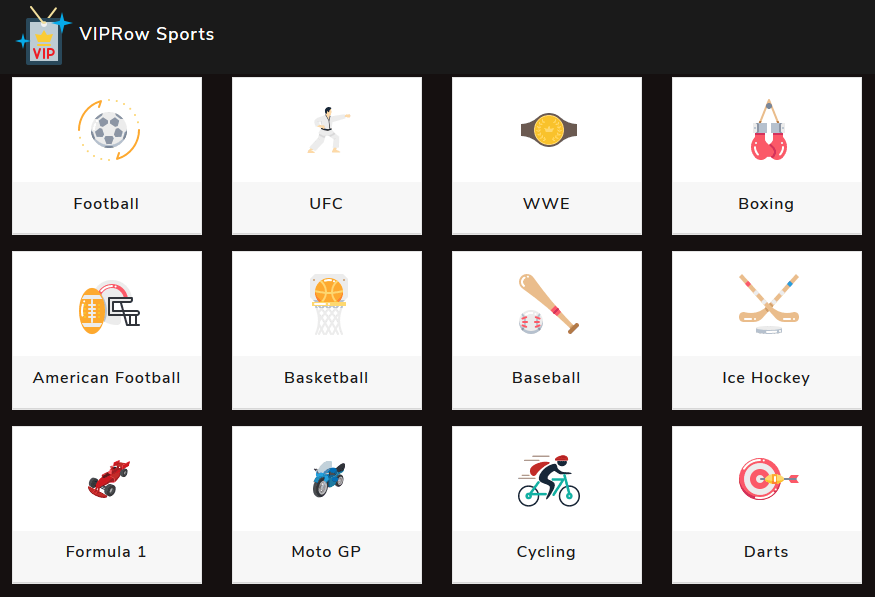 تحميل تطبيق VIPRow Sports لمشاهدة القنوات الرياضية المشفرة للاندرويد مجانا